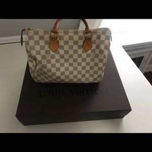 Speedy 30 Damier Azur